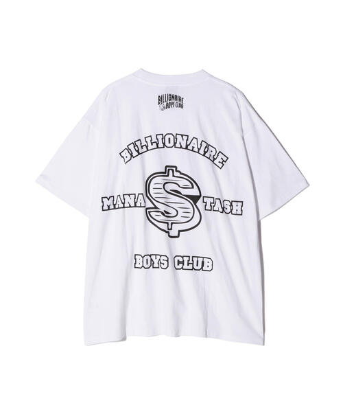 BILLIONAIRE BOYS CLUB(ビリオネア・ボーイズ・クラブ)の「MANASTASHxBILLIONAIRE BOYS CLUB/ビリオネア・ボーイズ・クラブ/BBC MANA TEE(Tシャツ/カットソー・メンズ・ブラック/ホワイト・S/L/XL/M)」の1枚目の写真