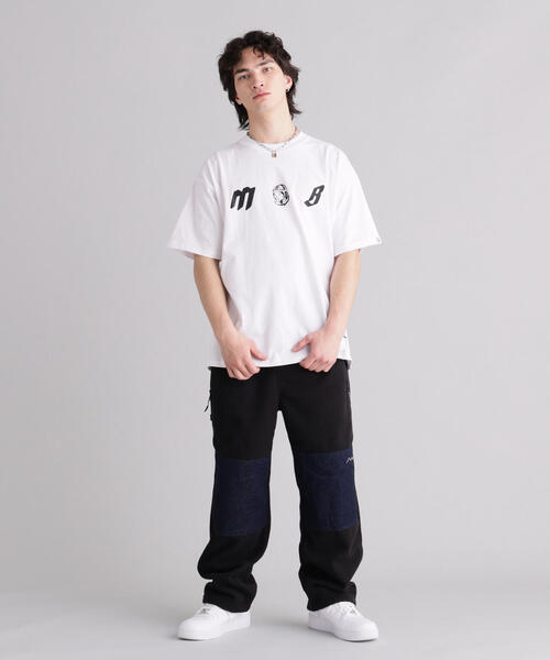 BILLIONAIRE BOYS CLUB(ビリオネア・ボーイズ・クラブ)の「MANASTASHxBILLIONAIRE BOYS CLUB/ビリオネア・ボーイズ・クラブ/BBC MANA TEE(Tシャツ/カットソー・メンズ・ブラック/ホワイト・S/L/XL/M)」の3枚目の写真
