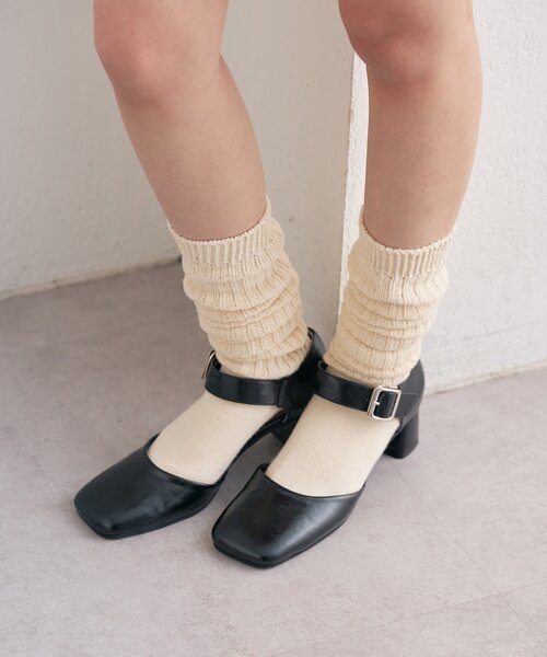 mystic（ミスティック）の「バックルスクエアパンプス（パンプス・レディース・キャメル/ブラック・36/37/38）」の5枚目の写真