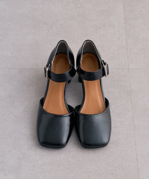 mystic（ミスティック）の「バックルスクエアパンプス（パンプス・レディース・キャメル/ブラック・36/37/38）」の9枚目の写真