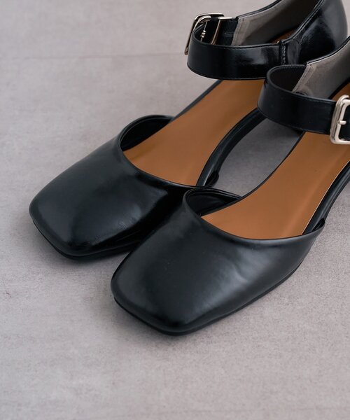 mystic（ミスティック）の「バックルスクエアパンプス（パンプス・レディース・キャメル/ブラック・36/37/38）」の12枚目の写真