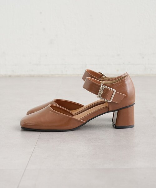 mystic（ミスティック）の「バックルスクエアパンプス（パンプス・レディース・キャメル/ブラック・36/37/38）」の21枚目の写真