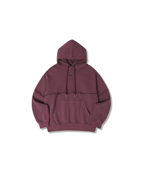ZENDUST(ジェンダスト)の「Videl Overfit Pigment Hoody - 3COL(パーカー・レディース・ライトグレー/ライトピンク/ブラック・SMALL/MEDIUM/LARGE)」の3枚目の写真