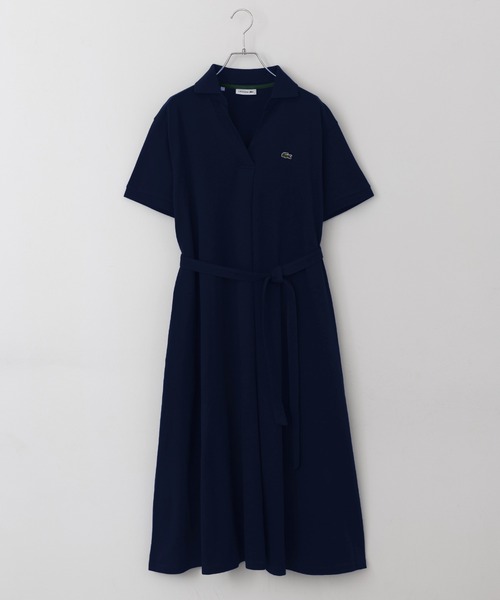LACOSTE(ラコステ)の「【LACOSTE】ワンポイントロゴ スキッパーワンピース EF038J-99(ワンピース・レディース・ネイビー/ブラック/ライトグレー・M/S)」の18枚目の写真