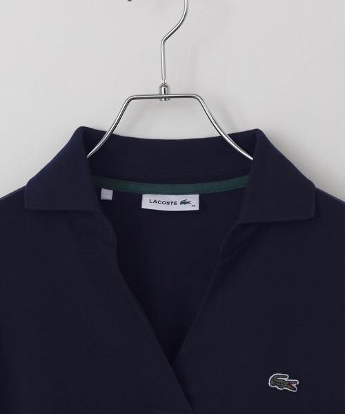 LACOSTE(ラコステ)の「【LACOSTE】ワンポイントロゴ スキッパーワンピース EF038J-99(ワンピース・レディース・ネイビー/ブラック/ライトグレー・M/S)」の20枚目の写真