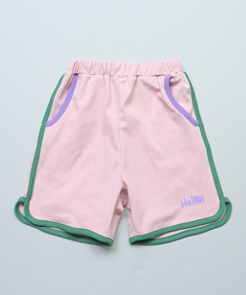 MARKEY'S（マーキーズ）の「【消臭加工/吸水速乾/UVカット】サイドラインショートパンツ/セットアップ可（その他パンツ・キッズ・イエロー/グリーン/ピンク・80/90/95/100/110/120/130/140/150）」の7枚目の写真