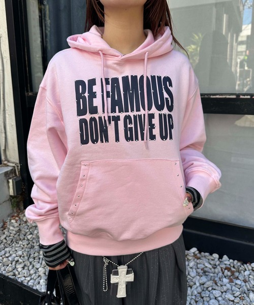 sedacle girl（セダクルガール）の「ラインストーンプリントパーカー（パーカー・レディース・ブラック/ベビーピンク/グレー・FREE）」の20枚目の写真