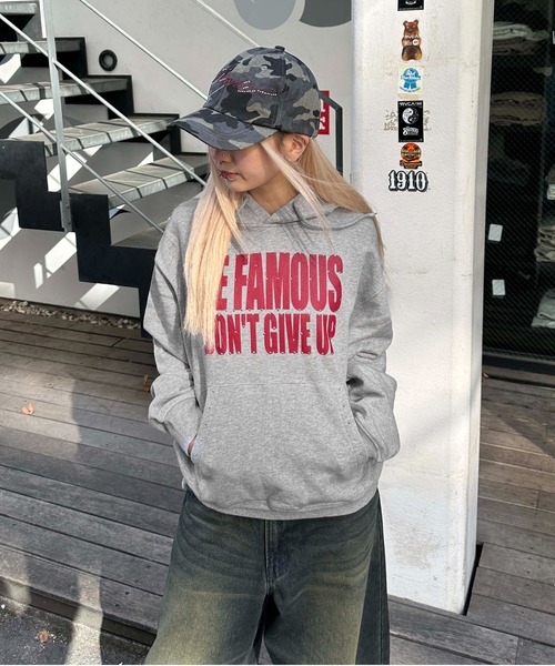 sedacle girl（セダクルガール）の「ラインストーンプリントパーカー（パーカー・レディース・ブラック/ベビーピンク/グレー・FREE）」の18枚目の写真