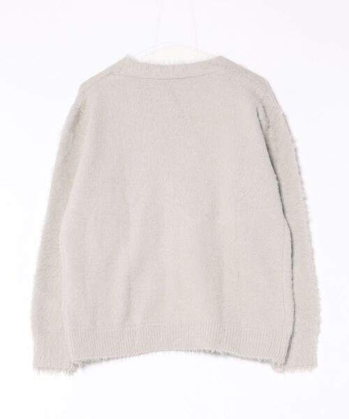 SWITCH BY ARCH(スイッチバイアーチ)の「【SWITCH by ARCH】Shaggy 編み Knit Cardigan(カーディガン/ボレロ・レディース・アイボリー/グレイッシュベージュ・FREE)」の11枚目の写真