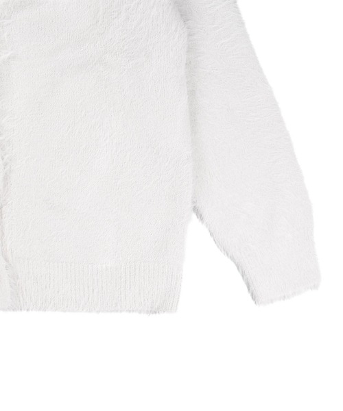 SWITCH BY ARCH(スイッチバイアーチ)の「【SWITCH by ARCH】Shaggy 編み Knit Cardigan(カーディガン/ボレロ・レディース・アイボリー/グレイッシュベージュ・FREE)」の9枚目の写真