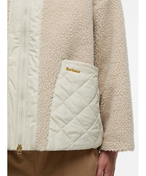 Barbour(バブアー)の「Brawby フリース ジャケット(その他アウター・レディース・グレー/オリーブ・8/10)」の8枚目の写真