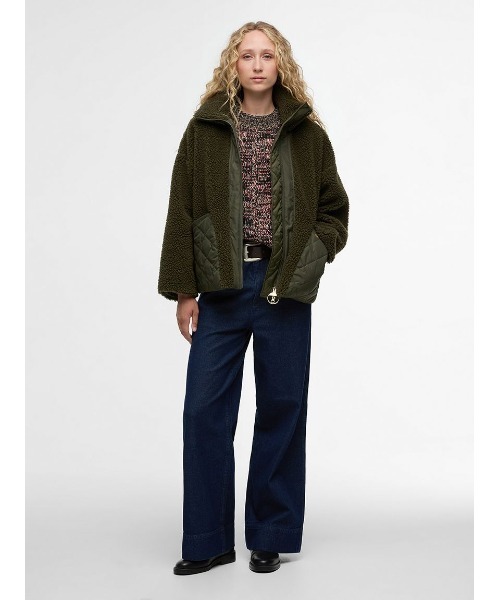 Barbour(バブアー)の「Brawby フリース ジャケット(その他アウター・レディース・グレー/オリーブ・8/10)」の9枚目の写真
