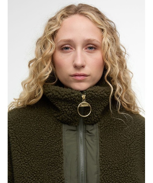 Barbour(バブアー)の「Brawby フリース ジャケット(その他アウター・レディース・グレー/オリーブ・8/10)」の12枚目の写真