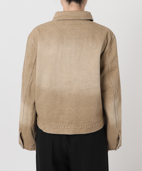 Spick & Span(スピックアンドスパン)の「5 1/2 M-35 JACKET(デニムジャケット・レディース・アイボリー/ベージュ・FREE)」の20枚目の写真