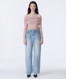 GOODDEN（グーデン）の「[GDWD01R] ワイドライトブルー_スタンダード（デニムパンツ）」