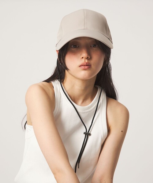 green label relaxing(グリーンレーベルリラクシング)の「2WAY ワイドバイザー ツイル キャップ / 帽子 UVカット(キャップ・レディース・ブラック/ベージュ/ダークグレー・FREE)」の21枚目の写真