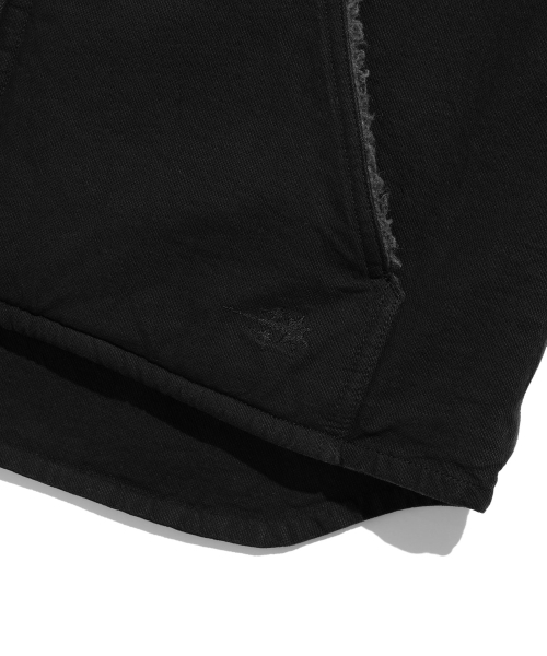 NICE GHOST CLUB(ナイスゴーストクラブ)の「COTTON WASHED VEST_BLACK(NG2DFUB990A)(ベスト・レディース・ブラック・M/S/L)」の4枚目の写真