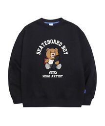 OHP x MOAI ボードボーイ裏起毛スウェット