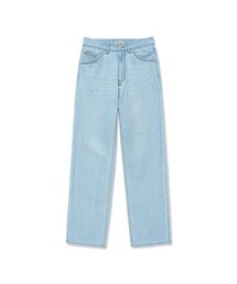 THEKNITCOMPANY（ニットカンパニー）の「ブリーチウォッシュレギュラーフィットデニムパンツ[アイスブルー]（デニムパンツ）」