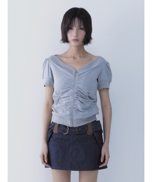 SETSETSET（セットセットセット）の「ORBIT ZIP TOP GREY（カーディガン/ボレロ・レディース・その他・ONE SIZE）」の13枚目の写真