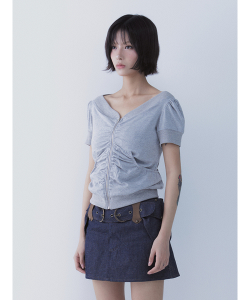 SETSETSET（セットセットセット）の「ORBIT ZIP TOP GREY（カーディガン/ボレロ・レディース・その他・ONE SIZE）」の14枚目の写真