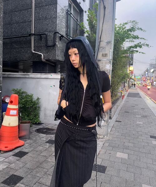 SETSETSET（セットセットセット）の「ORBIT ZIP TOP GREY（カーディガン/ボレロ・レディース・その他・ONE SIZE）」の5枚目の写真