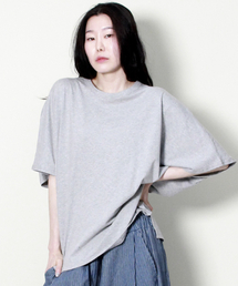 ミディアムフィットドルマンスリーブ半袖Tシャツグレー