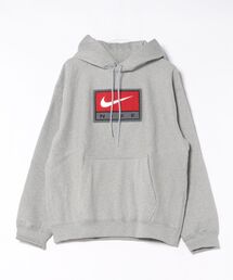 NIKE（ナイキ）の「NIKE ナイキ M NL SL SWSH POHD GF ナイキライフ スウェット パーカー IF1259 063D GR H/WHITE（スウェット）」