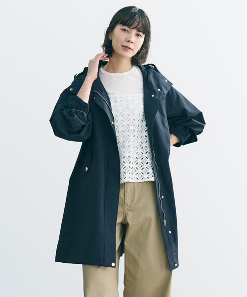 UNFILO(アンフィーロ)の「フーディアウター(その他アウター・レディース・ネイビー系/ベージュ系・SMALL/MEDIUM)」の16枚目の写真