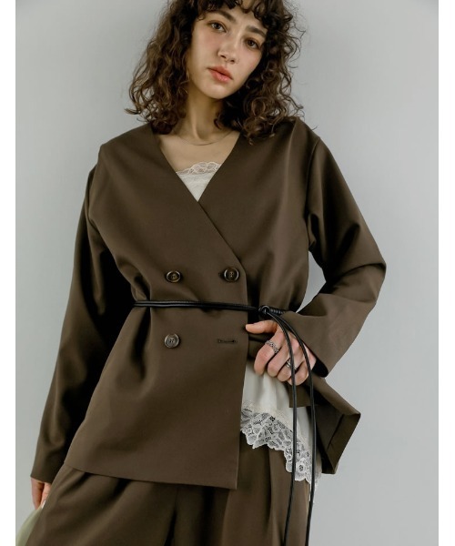 Re:EDIT（リエディ）の「[2026S/S COLLECTION]サテンレースキャミソール（キャミソール・レディース・ブラック/アイボリー・MEDIUM/LARGE）」の11枚目の写真