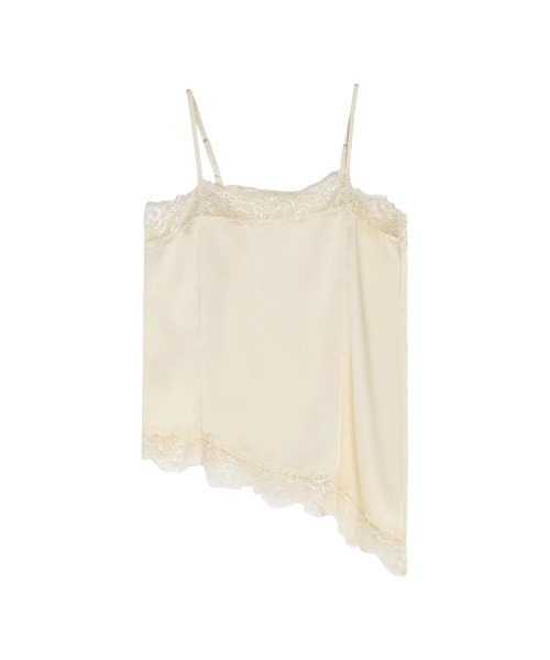 Re:EDIT（リエディ）の「[2026S/S COLLECTION]サテンレースキャミソール（キャミソール・レディース・ブラック/アイボリー・MEDIUM/LARGE）」の16枚目の写真
