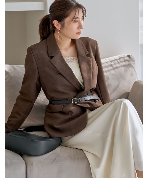 Re:EDIT（リエディ）の「[2026S/S COLLECTION]サテンレースキャミソール（キャミソール・レディース・ブラック/アイボリー・MEDIUM/LARGE）」の17枚目の写真