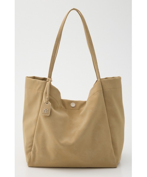 MOUSSY（マウジー）の「【26年SS新作】SKINNY HANDLE トートバッグ（トートバッグ・レディース・ベージュ/ブラウン系その他/ブラック・FREE）」の4枚目の写真