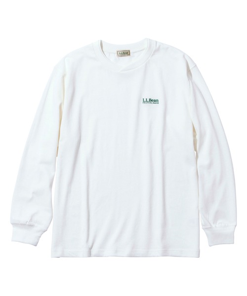 L.L.Bean（エルエルビーン）の「【JAPAN EDITION】ユニオン・ロングスリーブ・ティ（Tシャツ/カットソー・メンズ・サックスブルー/ライトグレー系/ライトグレー/ホワイト・X-LARGE/LARGE/MEDIUM/SMALL）」の2枚目の写真