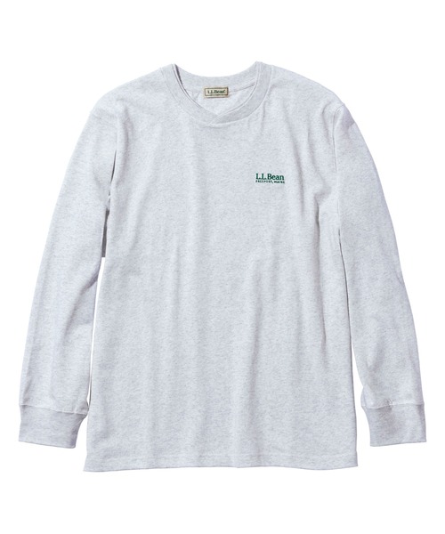 L.L.Bean（エルエルビーン）の「【JAPAN EDITION】ユニオン・ロングスリーブ・ティ（Tシャツ/カットソー・メンズ・サックスブルー/ライトグレー系/ライトグレー/ホワイト・X-LARGE/LARGE/MEDIUM/SMALL）」の3枚目の写真