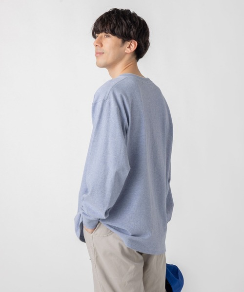 L.L.Bean（エルエルビーン）の「【JAPAN EDITION】ユニオン・ロングスリーブ・ティ（Tシャツ/カットソー・メンズ・サックスブルー/ライトグレー系/ライトグレー/ホワイト・X-LARGE/LARGE/MEDIUM/SMALL）」の5枚目の写真