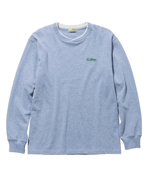 L.L.Bean（エルエルビーン）の「【JAPAN EDITION】ユニオン・ロングスリーブ・ティ（Tシャツ/カットソー・メンズ・サックスブルー/ライトグレー系/ライトグレー/ホワイト・X-LARGE/LARGE/MEDIUM/SMALL）」の7枚目の写真