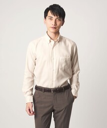 green label relaxing | エブリット コットンオックス ソリッド スナップ ボタンダウン シャツ -イージーアイロン-(ビジネスシャツ)