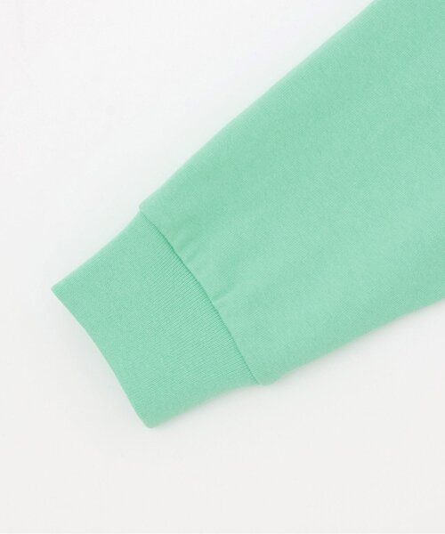 kladskap（クレードスコープ）の「乗り物アップリケ長袖Tシャツ（Tシャツ/カットソー・キッズ・クリーム/エメラルド・80ｃｍ/90cm/100cm/110cm/120cm/130cm）」の6枚目の写真