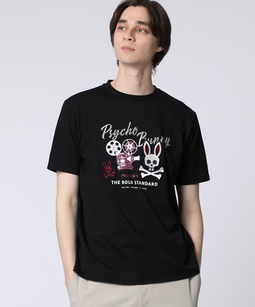 Psycho Bunny（サイコバニー）の「MOVIEモチーフ グラフィックTシャツ（Tシャツ/カットソー・メンズ・ホワイト/ブラック・X-LARGE/LARGE/MEDIUM/SMALL）」の2枚目の写真