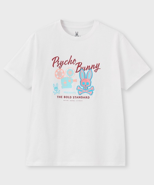Psycho Bunny（サイコバニー）の「MOVIEモチーフ グラフィックTシャツ（Tシャツ/カットソー・メンズ・ホワイト/ブラック・X-LARGE/LARGE/MEDIUM/SMALL）」の7枚目の写真