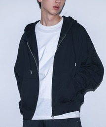 MDR（エムディアール）の「『シャーリングスリーブWジップショートパーカー』（パーカー）」