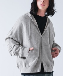 MDR（エムディアール）の「『シャーリングスリーブWジップショートパーカー』（パーカー）」