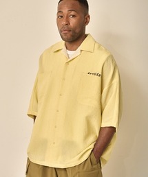 メンズのシャツ/ブラウス（イエロー/黄色系・オープンカラー
