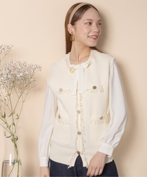 anni plus（アニープラス）の「クラシカル ニットベスト（ベスト）」