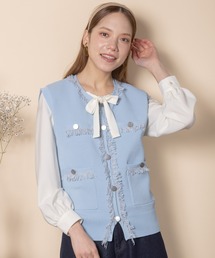 anni plus（アニープラス）の「クラシカル ニットベスト（ベスト）」