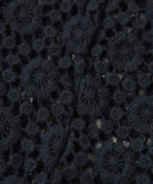 COLLAGE GALLARDAGALANTE（コラージュガリャルダガランテ）の「PAPILLONNER/マルチウェイレースバブーシュカ（バンダナ/スカーフ・レディース・オフホワイト/ブラック・FREE）」の15枚目の写真