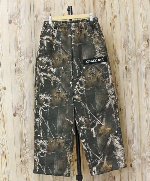 AVIREX（アヴィレックス）の「SWEAT PAINTER PANTS ”REAL TREE CAMO”（スウェットパンツ・メンズ・ブラック/カモフラージュ・L/XL/M）」の15枚目の写真