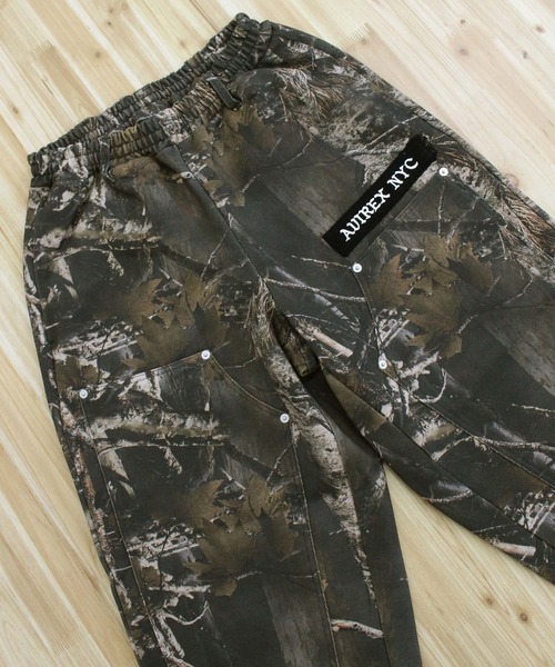 AVIREX（アヴィレックス）の「SWEAT PAINTER PANTS ”REAL TREE CAMO”（スウェットパンツ・メンズ・ブラック/カモフラージュ・L/XL/M）」の17枚目の写真