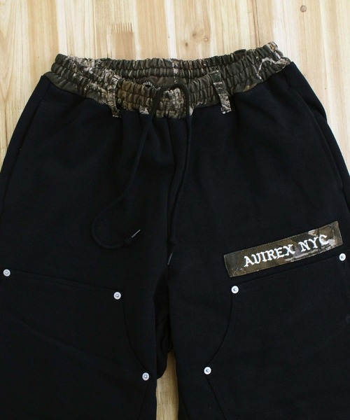 AVIREX（アヴィレックス）の「SWEAT PAINTER PANTS ”REAL TREE CAMO”（スウェットパンツ・メンズ・ブラック/カモフラージュ・L/XL/M）」の19枚目の写真